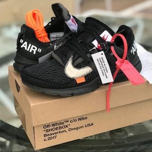 Off white x Nike Presto Black